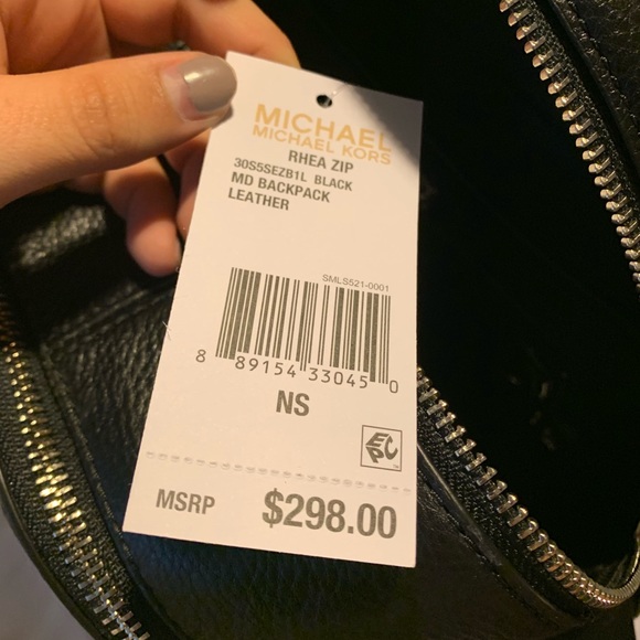 Michael Kors leather backpack